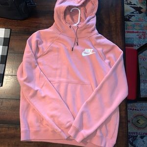 Nike Tops - Nike Cowl Neck Mauve Hoodie Nike Tops - Nike Cowl Neck Mauve Hoodie